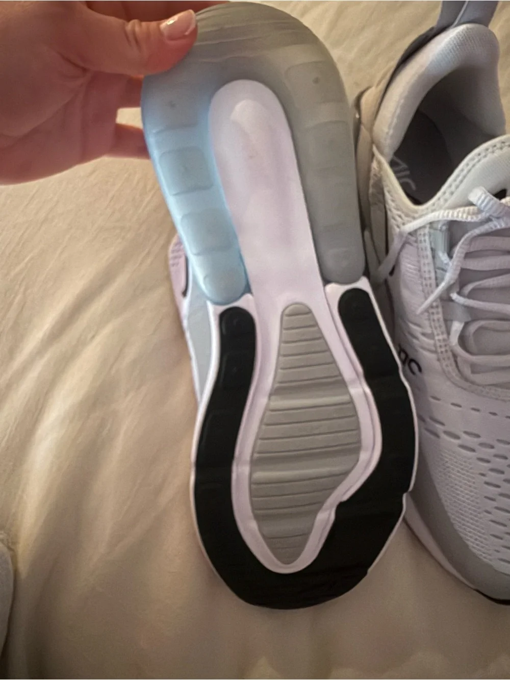 Nike Air Max 270 Sneakers - NWOT Grey White & Black